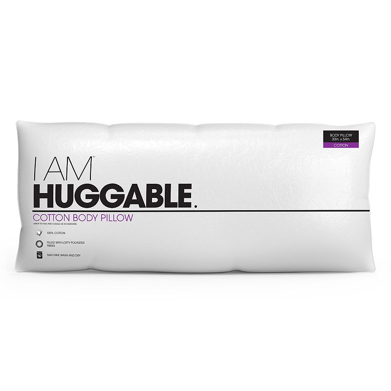 50160261 I AM Huggable Body Pillow, White, BODY PILLW sku 50160261