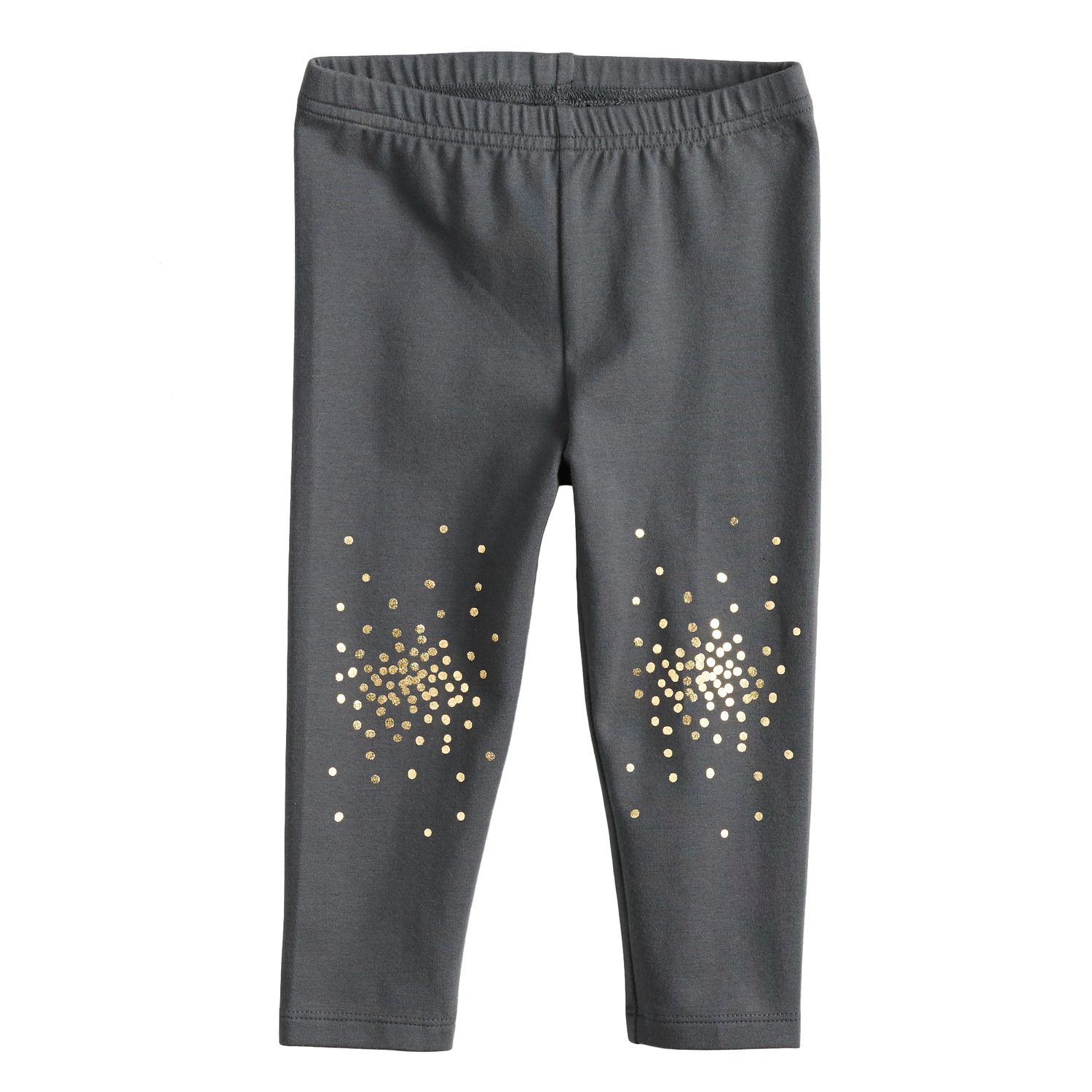 baby gold leggings