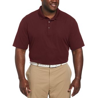 Big & Tall Grand Slam Short Sleeve Classic-Fit Solid Golf Polo