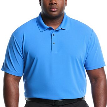 Big & Tall Grand Slam Short Sleeve Classic-Fit Solid Golf Polo