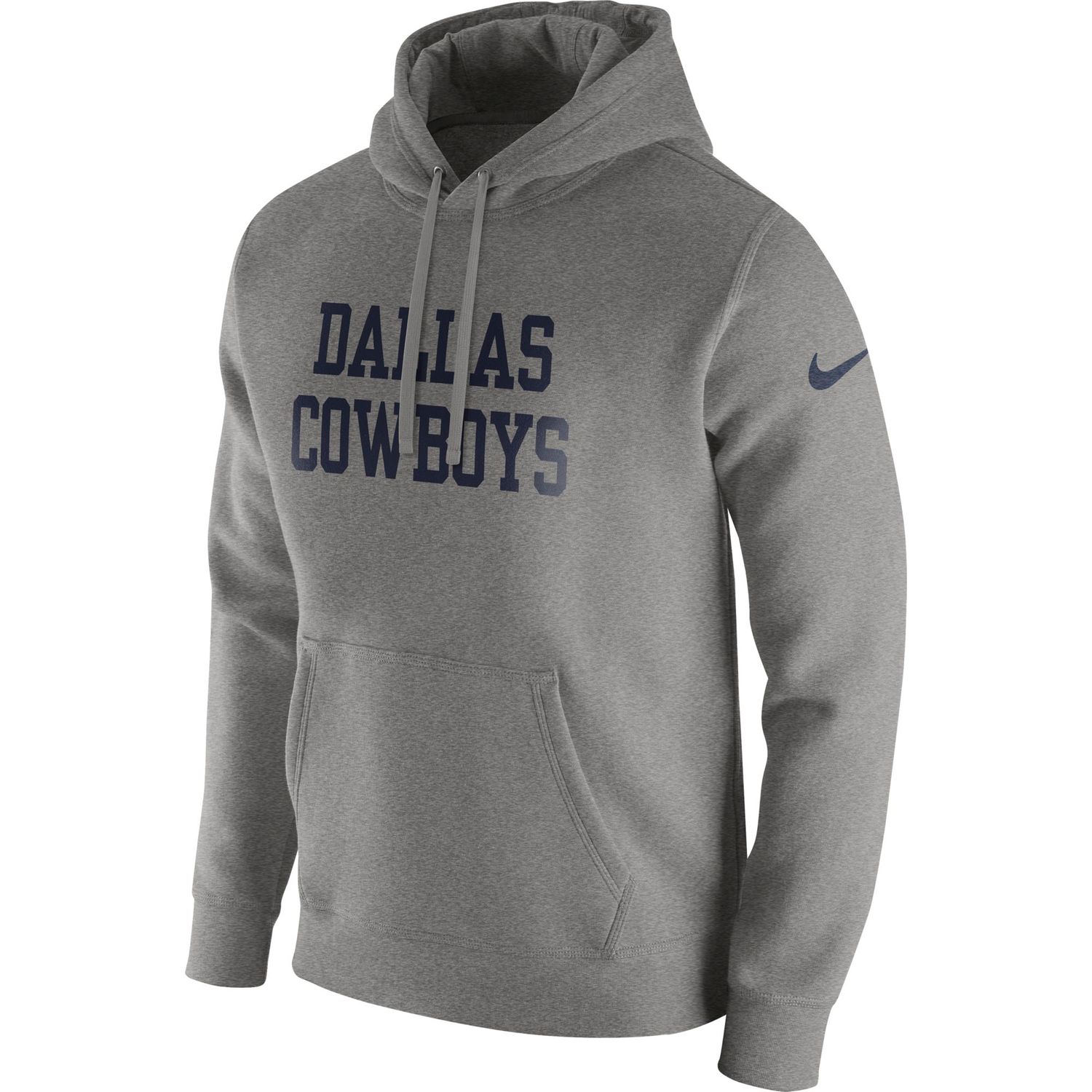 men's dallas cowboys nike gray historic pullover hoodie