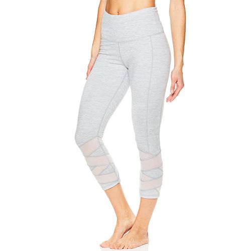 Women's Gaiam Bailey Mesh High-Waisted Capri Leggings