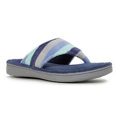 Women's terry cloth online thong slippers