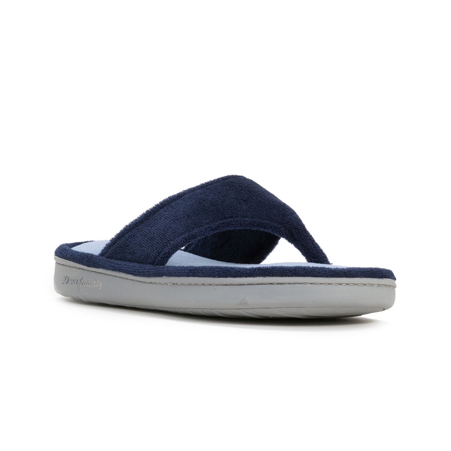 dearfoam terry thong slippers