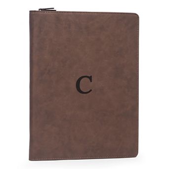 Bey-Berk Initial Monogram Pad Folio