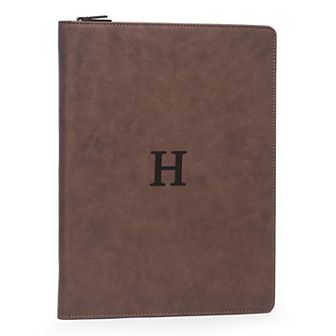 Bey-Berk Initial Monogram Pad Folio