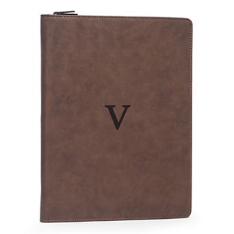 Bey-Berk Initial Monogram Pad Folio