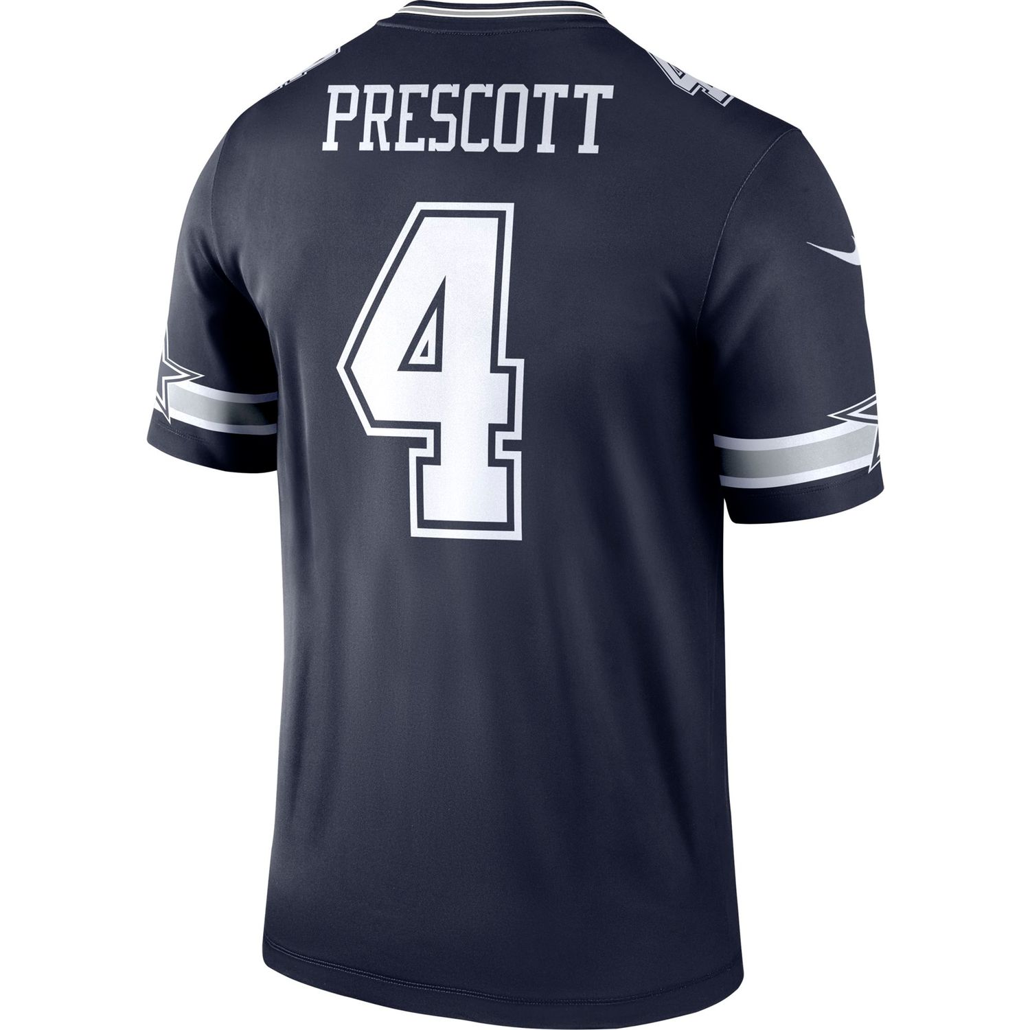 men's dallas cowboys dak prescott nike navy alternate game jersey