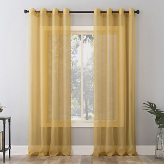 No. 918 Emily Sheer Voile Grommet Single Curtain Panel