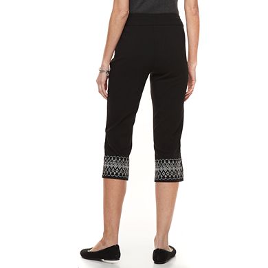 Women's Dana Buchman Millennium Midrise 21-in. Pull-On Capris