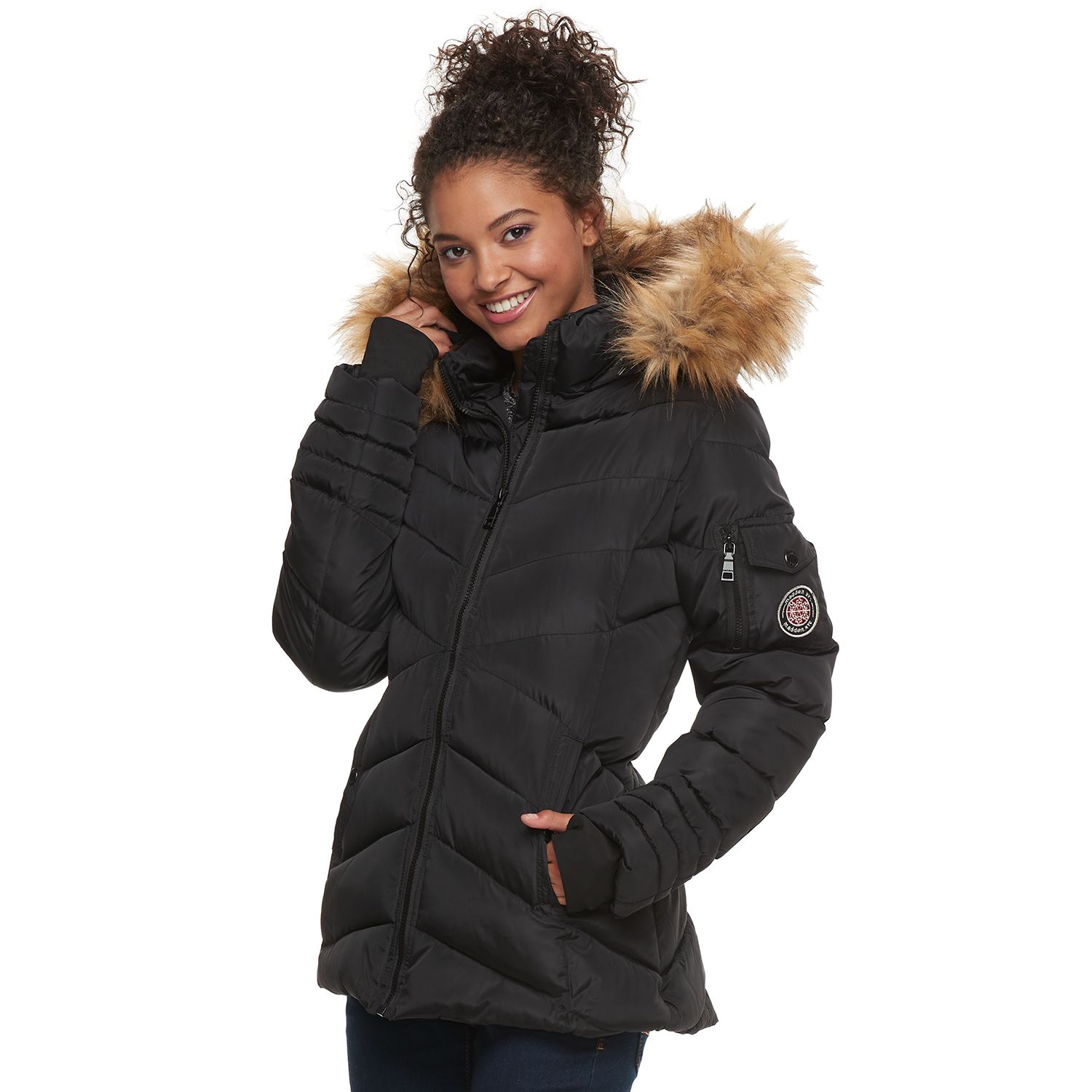 short puffer coat