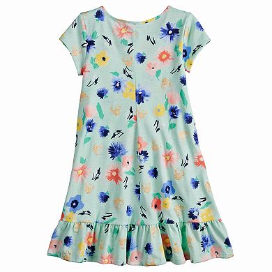 Disney's Minnie Mouse Girls 4-7 Floral Ruffle Front Dress by Jumping Beans® 