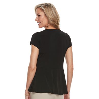 Women's Dana Buchman Peplum Hem Shirt