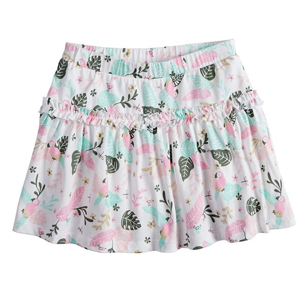 Girls 4-10 Jumping Beans® Pattern Ruffled Skort