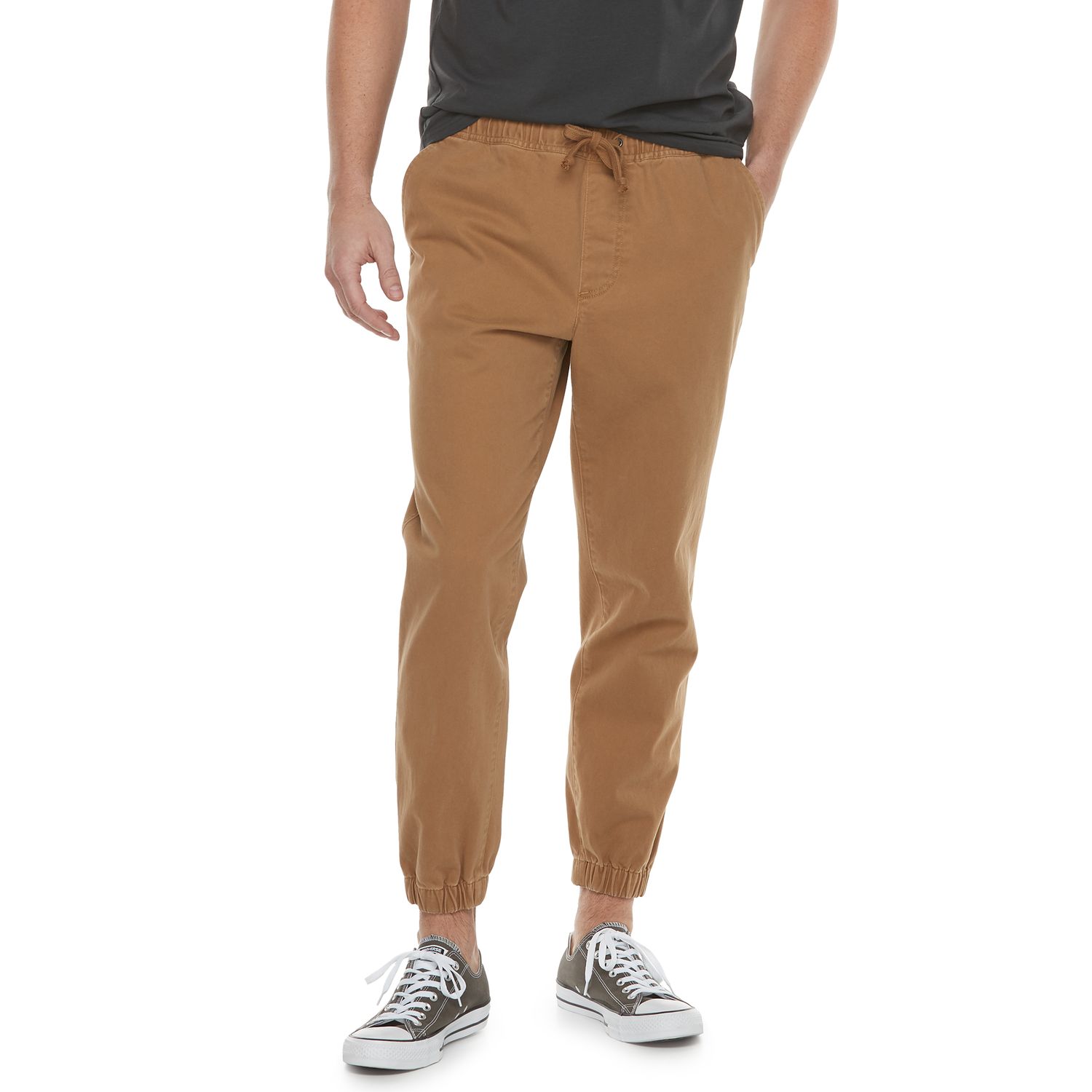 kohls khaki joggers