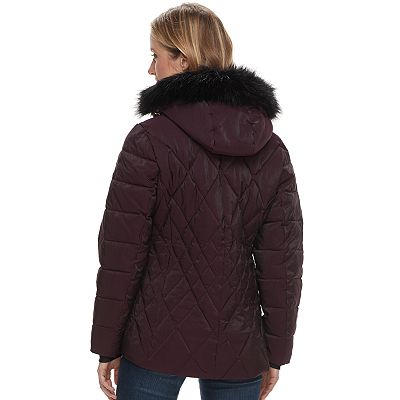 Women's zeroxposur gretchen hooded quilted puffer jacket sales