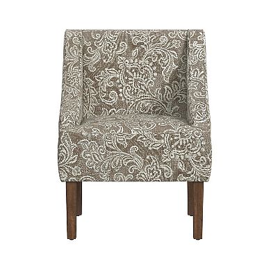 HomePop Swoop Arm Accent Chair