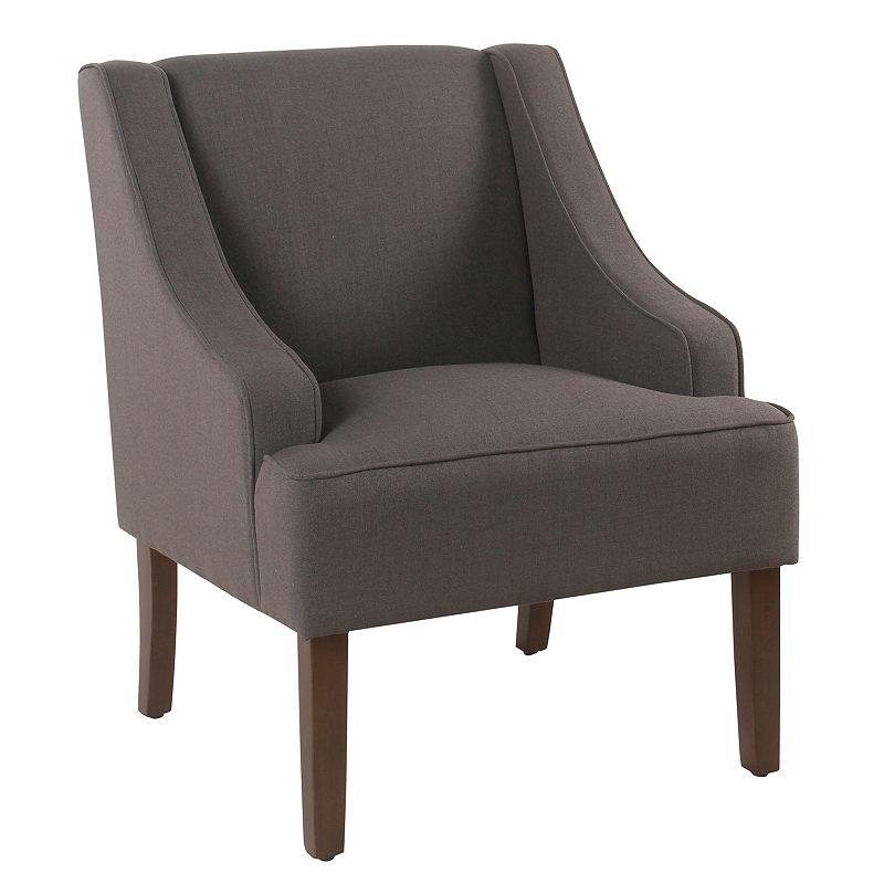 HomePop Swoop Arm Accent Chair, Grey, Furniture - 73919093 - Furniture A lively pattern makes this HomePop accent chair s sku 73919093