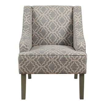 HomePop Swoop Arm Accent Chair