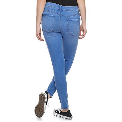 Juniors' SO® Ripped High-Waisted Ankle Jeggings