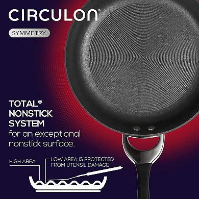 Circulon Symmetry Nonstick Hard-Anodized Open Skillet