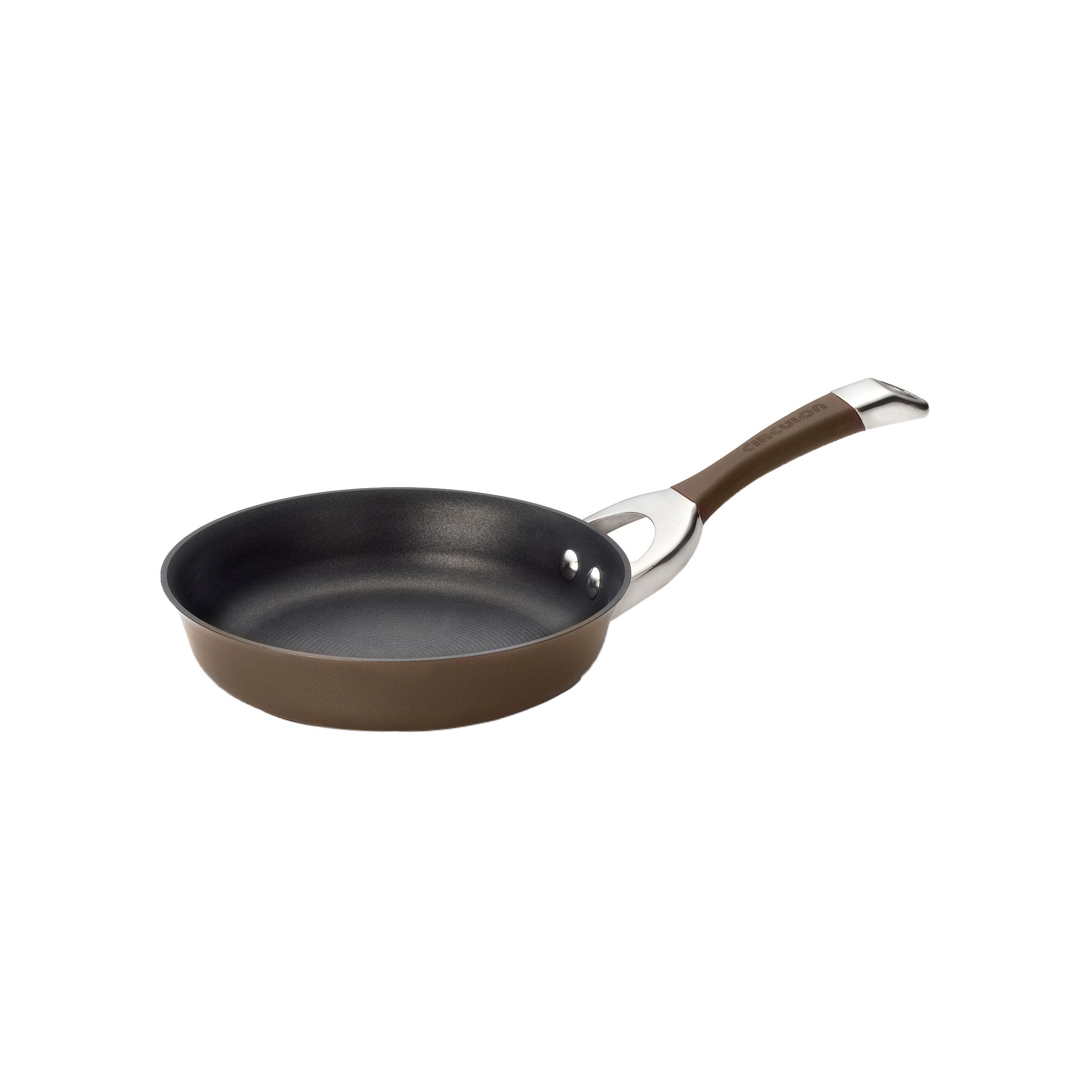 Circulon® Symmetry Nonstick Hard-Anodized Open Skillet, Brown