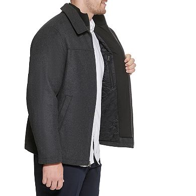Big & Tall Dockers® Logan Wool-Blend Open-Bottom Jacket with Bib