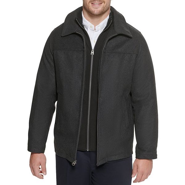 Big & Tall Dockers® Logan Wool-Blend Open-Bottom Jacket with Bib