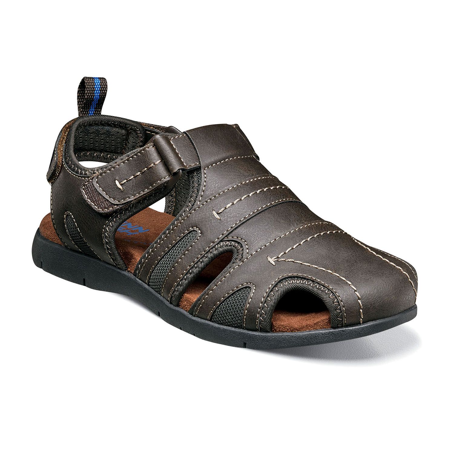 mens enclosed toe sandals