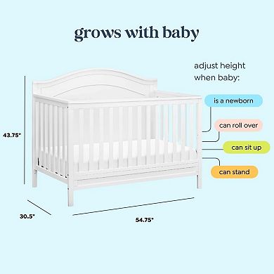 DaVinci Charlie 4-in-1 Convertible Crib