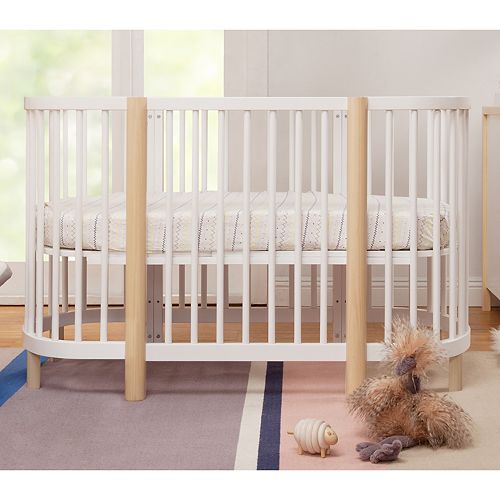 Babyletto Hula Oval Convertible Crib With Mini Bassinet Conversion