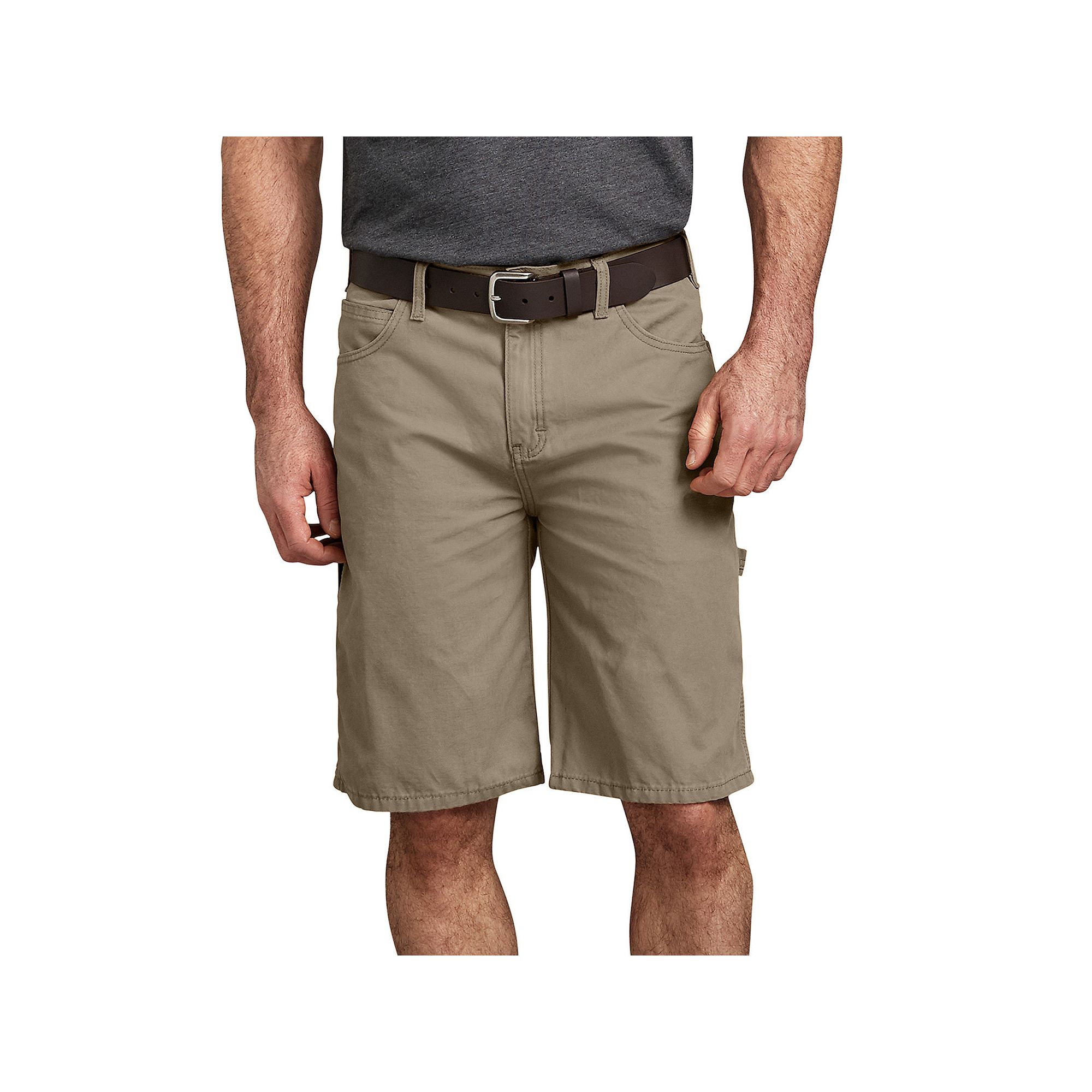 Mens Dickies Relaxed-Fit Lightweight Duck Carpenter Shorts, Size: 32, Rins