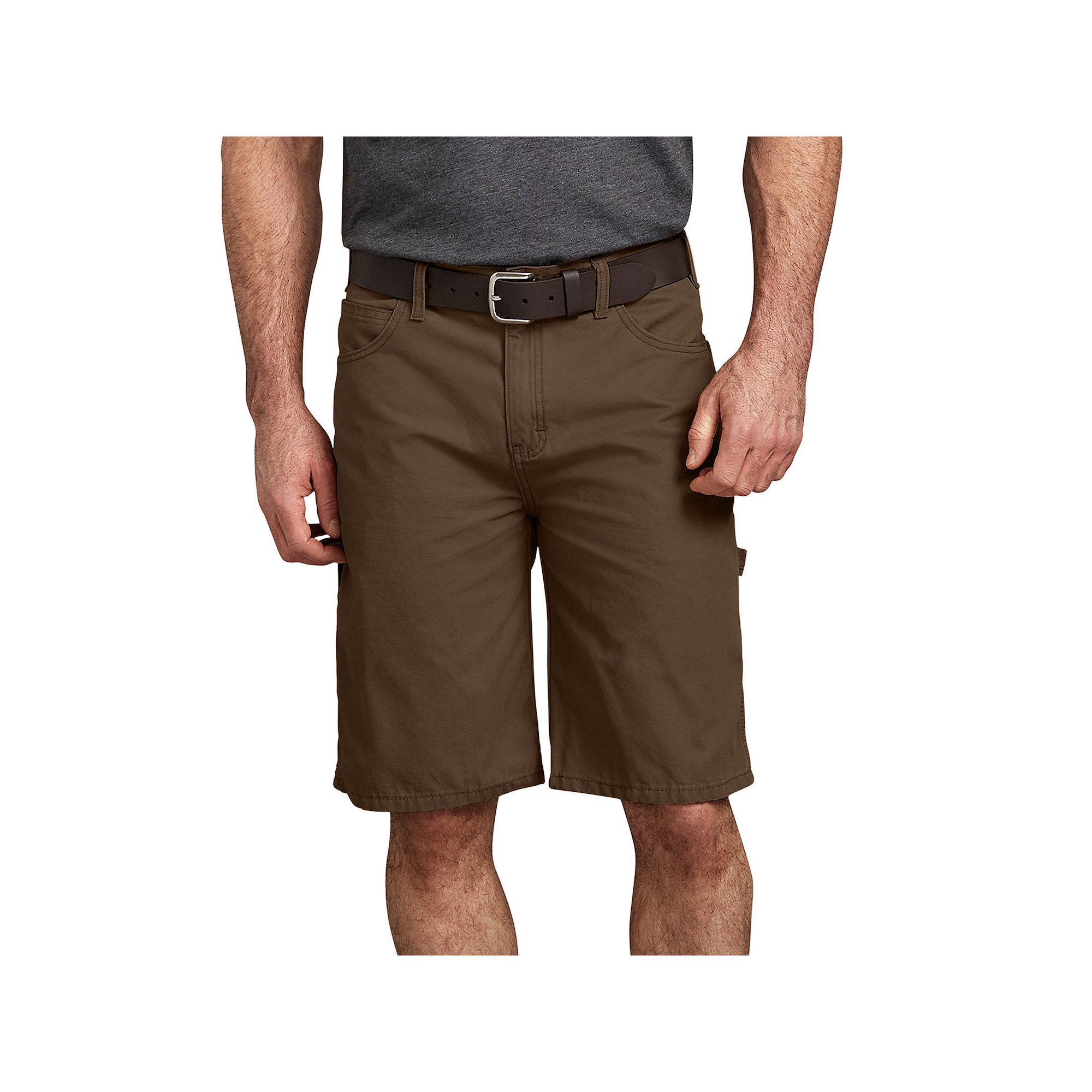 Mens Dickies Relaxed-Fit Lightweight Duck Carpenter Shorts, Size: 40, Timb