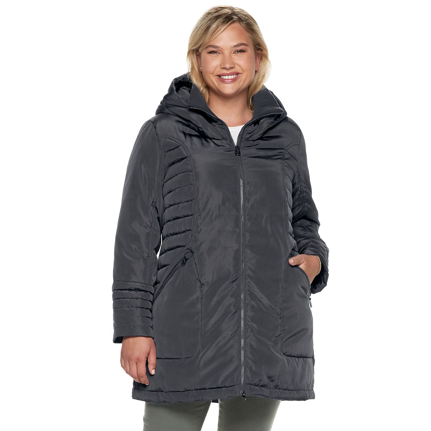 kohls womens plus winter coats