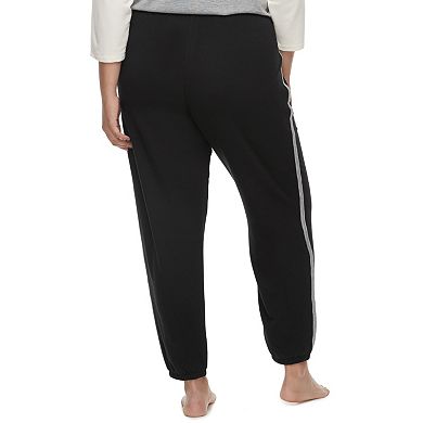Plus Size Sonoma Goods For Life® French Terry Banded Bottom Sleep Pants 