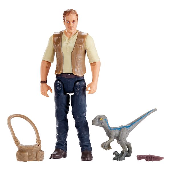 Jurassic World Fallen Kingdom Owen With Baby Blue Figure Set - roblox fallen kingdom id