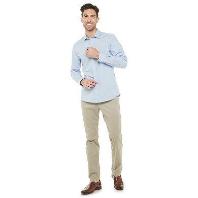 Men's Apt. 9® No-Iron Stretch Button-Down Shirt