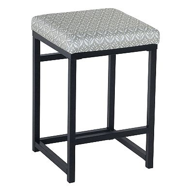 HomePop Open Back Metal Counter Stool