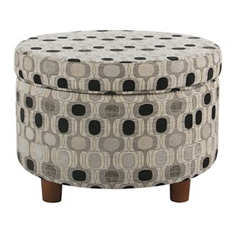 HomePop Round Storage Ottoman