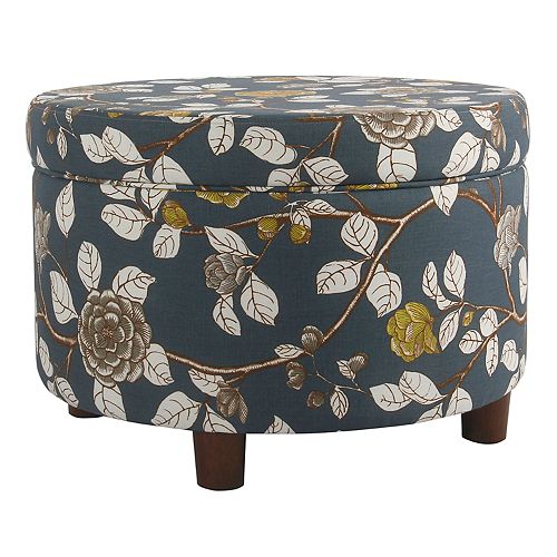 HomePop Round Storage Ottoman