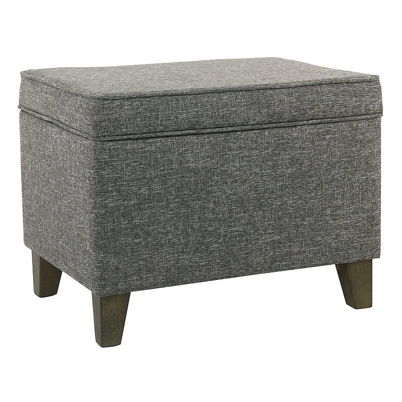 HomePop Medium Storage Ottoman, Grey - 50178409 - Furniture Store your favorite throw blanket right in your li sku 50178409