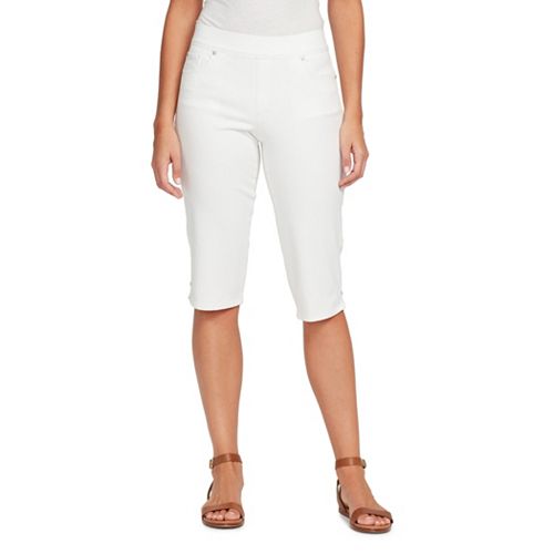 Petite Gloria Vanderbilt Avery Pull-On Skimmer Capris