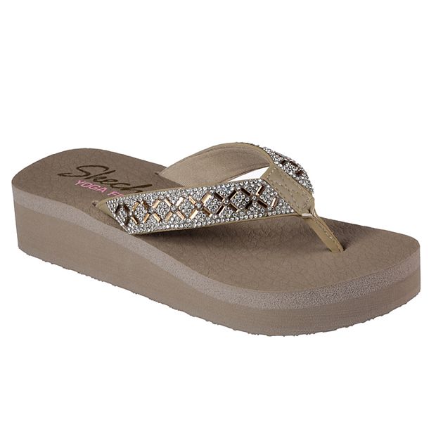 Skechers women's vinyasa-rhinestone outlet flip flop