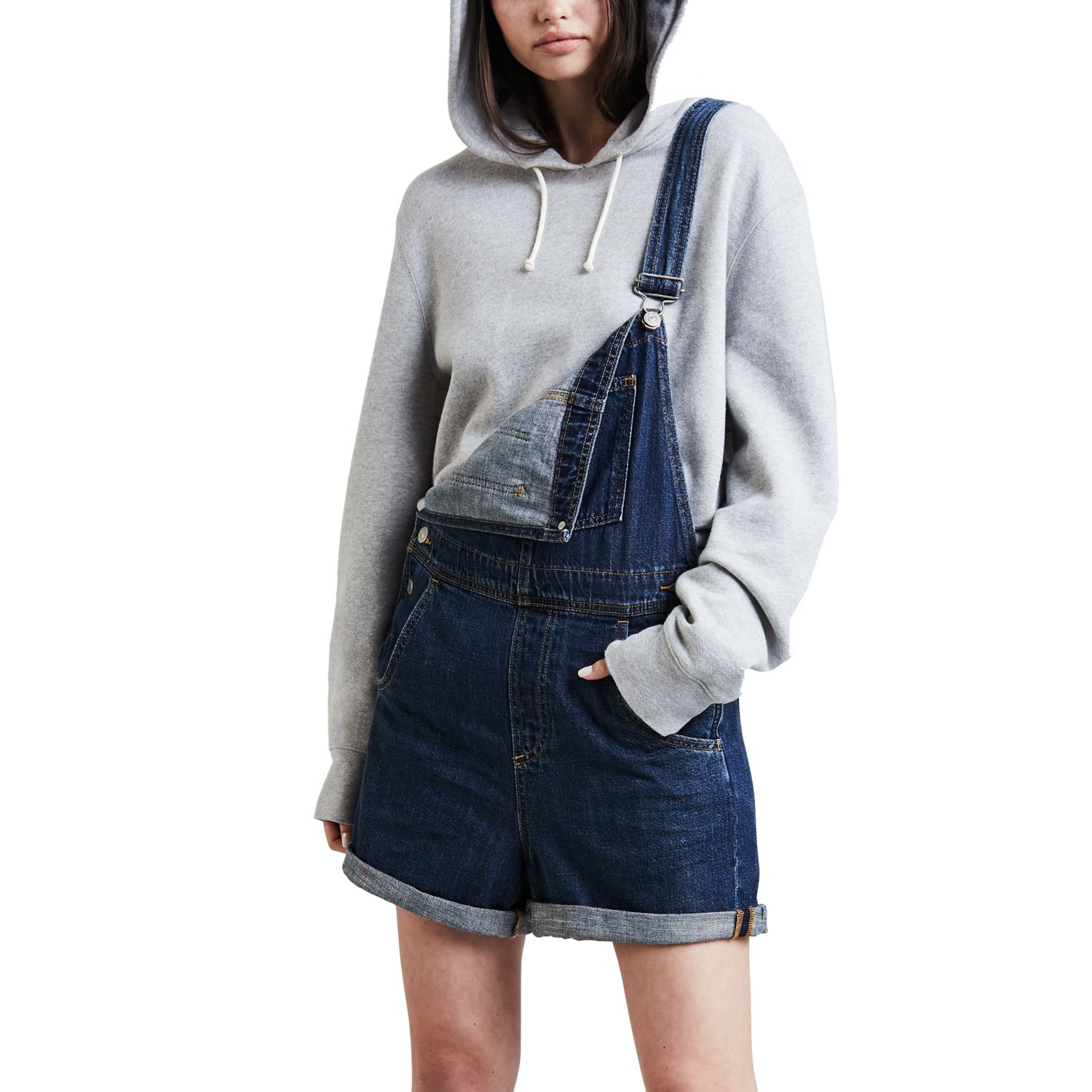 levis shorts overalls