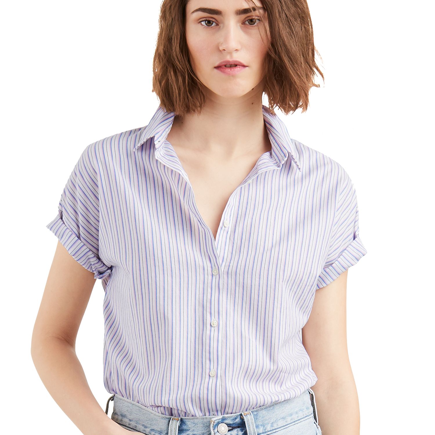 levi's womens button down shirt