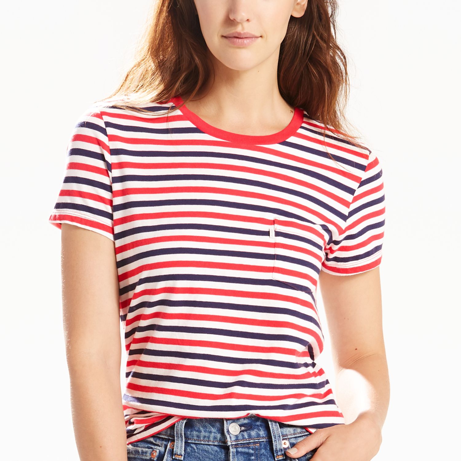 levis pocket t shirt women's