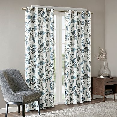 SunSmart 1-Panel Laurel Room Darkening Window Curtain