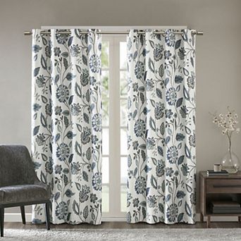 Madison Park 1-Panel Laurel Room Darkening Window Curtain