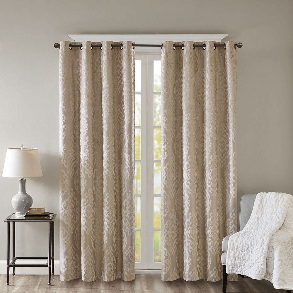 シャンソンシャンソニエセット Madison Park 1-Panel Elysia 100% Blackout Window Curtain