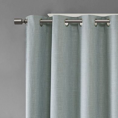 SunSmart Blackout 1-Panel Arlie Heathered Window Curtain